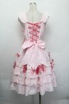 画像2: BABY,THE STARS SHINE BRIGHT / Ribbon ribbon blooms ジャンパースカート  ピンク S-25-12-20-025-BA-OP-AS-ZS (2)