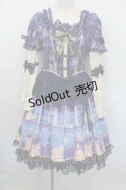 画像1: BABY,THE STARS SHINE BRIGHT / Cinderellaワンピース  紺 S-25-12-20-028-BA-OP-AS-ZS