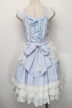 画像2: BABY,THE STARS SHINE BRIGHT / Garden Flowerジャンパースカート - サックス S-25-12-20-029-BA-OP-SZ-ZS