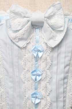 画像4: BABY,THE STARS SHINE BRIGHT / シェリルレーシィジャンパースカート  サックス S-25-12-20-031-BA-OP-HR-ZS