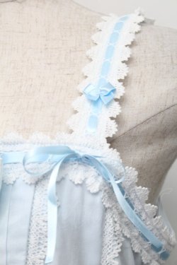 画像5: BABY,THE STARS SHINE BRIGHT / シェリルレーシィジャンパースカート  サックス S-25-12-20-031-BA-OP-HR-ZS