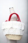 画像2: axes femme Kawaii / いちごあみぐるみ付カゴバッグ  赤 S-25-12-20-1004-AX-BG-HR-ZS (2)