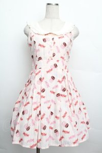 Ank Rouge / キャンディストライプワンピース  ピンク S-25-12-20-1013-CA-OP-HR-ZS