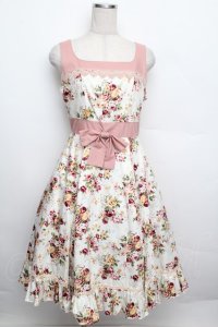 Victorian maiden / ロココブーケフリルジャンパースカート  ロココローズ S-25-12-20-1016-CL-OP-AS-ZS