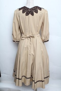 画像2: Innocent World / ロワールワンピース  ベージュ S-25-12-20-1020-IW-OP-HR-ZS