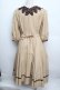 画像2: Innocent World / ロワールワンピース  ベージュ S-25-12-20-1020-IW-OP-HR-ZS (2)