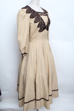 画像3: Innocent World / ロワールワンピース  ベージュ S-25-12-20-1020-IW-OP-HR-ZS