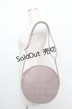 画像2: Q-pot. / チョコレートラウンドショルダーバッグ  ブラウン S-25-12-20-1002-QP-BG-AS-ZS