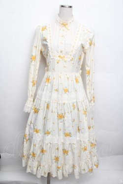 画像1: Innocent World / 金木犀スタンドカラーワンピース M オフ S-25-12-20-1023-IW-OP-AS-ZS