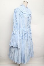 画像3: Physical Drop / スタンドカラープリンセスドレス  サックス S-25-12-20-1025-LO-OP-AS-ZS (3)