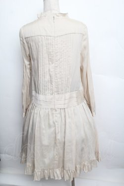画像2: Jane Marple / ピンタックフリルワンピース  ベージュ S-25-12-20-1027-JM-OP-AS-ZS
