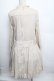 画像2: Jane Marple / ピンタックフリルワンピース  ベージュ S-25-12-20-1027-JM-OP-AS-ZS (2)