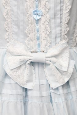 画像6: BABY,THE STARS SHINE BRIGHT / シェリルレーシィジャンパースカート  サックス S-25-12-20-031-BA-OP-HR-ZS