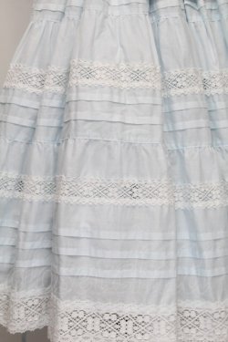 画像7: BABY,THE STARS SHINE BRIGHT / シェリルレーシィジャンパースカート  サックス S-25-12-20-031-BA-OP-HR-ZS