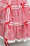 画像5: metamorphose / ギンガムシャーリングジャンパースカート  赤ｘ白 S-25-12-20-005-ME-OP-AS-ZS (5)
