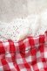 画像6: metamorphose / ギンガムシャーリングジャンパースカート  赤ｘ白 S-25-12-20-005-ME-OP-AS-ZS (6)