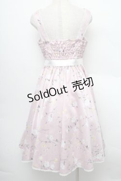 画像2: metamorphose / リボンサーキュラージャンパースカート（フラワー） 1 ピンク S-25-12-20-006-ME-OP-AS-ZS