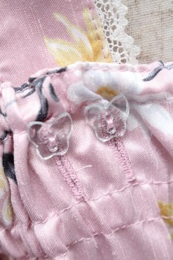 画像5: metamorphose / リボンサーキュラージャンパースカート（フラワー） 1 ピンク S-25-12-20-006-ME-OP-AS-ZS