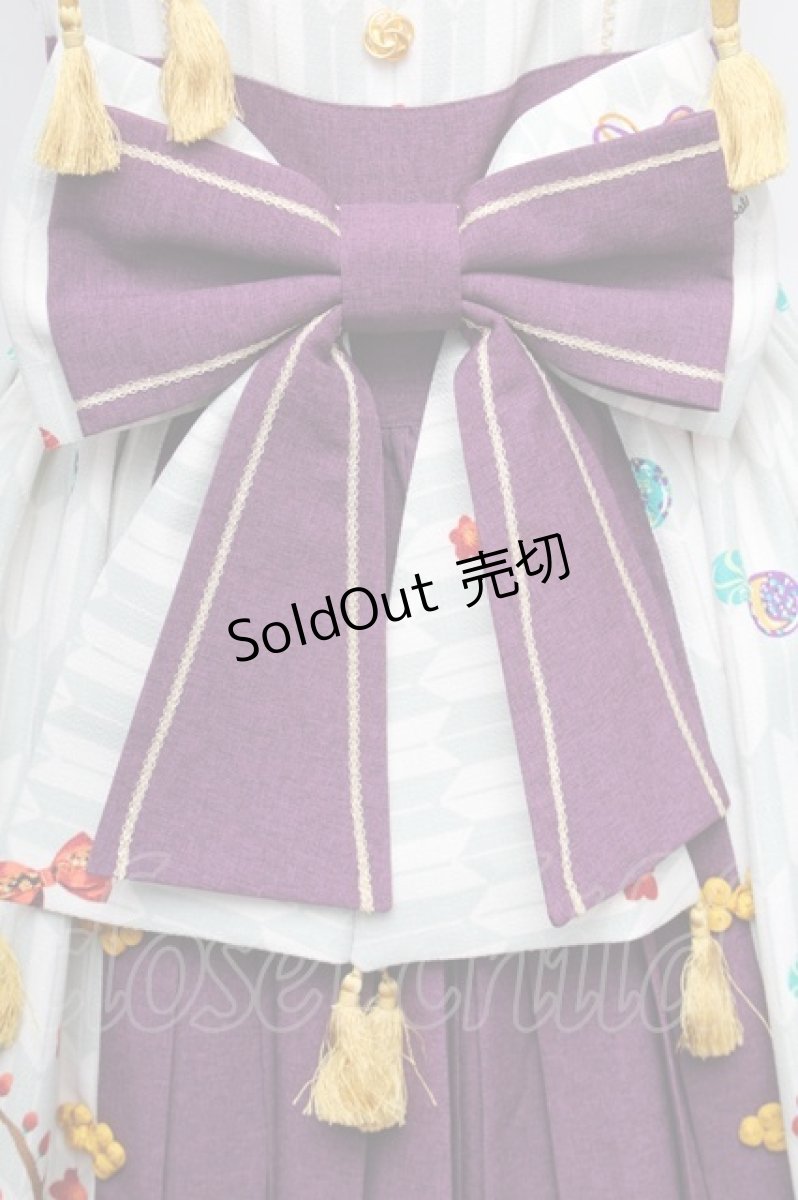 画像6: metamorphose / 春告げ鳥の恋うらら前プリーツジャンパースカート  ミントｘ紫 S-25-12-20-007-ME-OP-AS-ZS (6)