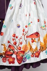 画像8: metamorphose / 春告げ鳥の恋うらら前プリーツジャンパースカート  ミントｘ紫 S-25-12-20-007-ME-OP-AS-ZS (8)