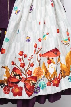 画像8: metamorphose / 春告げ鳥の恋うらら前プリーツジャンパースカート  ミントｘ紫 S-25-12-20-007-ME-OP-AS-ZS