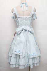 画像10: metamorphose / シナモロールコラボ　エプロン付きジャンパースカート  サックス S-25-12-20-009-ME-OP-AS-ZS (10)