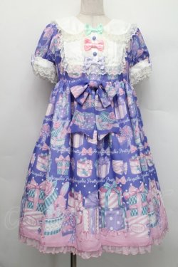 画像1: Angelic Pretty / ラッピングハートワンピース  ラベンダー S-25-12-20-012-AP-OP-AS-ZS