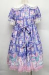画像2: Angelic Pretty / ラッピングハートワンピース  ラベンダー S-25-12-20-012-AP-OP-AS-ZS (2)
