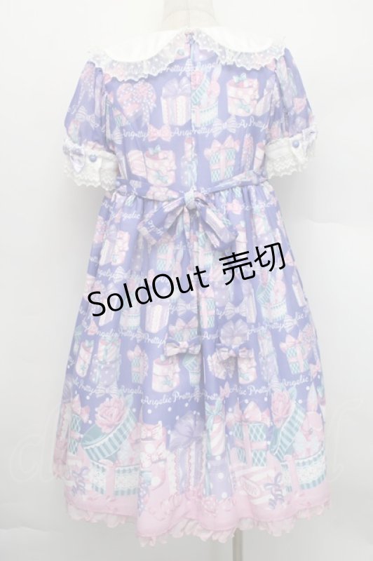 画像2: Angelic Pretty / ラッピングハートワンピース  ラベンダー S-25-12-20-012-AP-OP-AS-ZS (2)