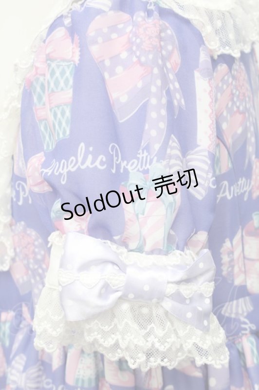 画像3: Angelic Pretty / ラッピングハートワンピース  ラベンダー S-25-12-20-012-AP-OP-AS-ZS (3)