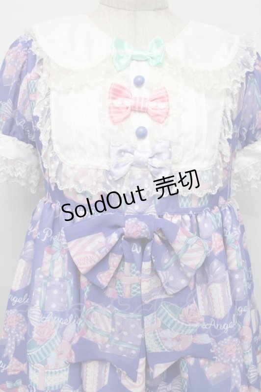 画像4: Angelic Pretty / ラッピングハートワンピース  ラベンダー S-25-12-20-012-AP-OP-AS-ZS (4)