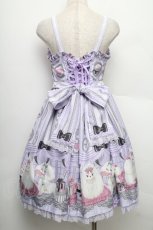 画像2: Angelic Pretty / Princess Puppyジャンパースカート  ラベンダー S-25-12-20-013-AP-OP-HR-ZS (2)