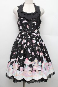 Angelic Pretty / MilkyPlanetジャンパースカートSet  黒 S-25-12-20-014-AP-OP-ET-ZS