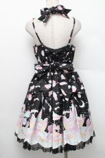 画像2: Angelic Pretty / MilkyPlanetジャンパースカートSet  黒 S-25-12-20-014-AP-OP-ET-ZS (2)