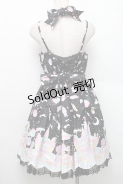 画像2: Angelic Pretty / MilkyPlanetジャンパースカートSet  黒 S-25-12-20-014-AP-OP-ET-ZS