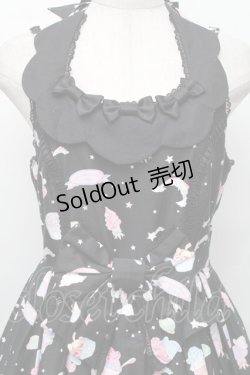 画像3: Angelic Pretty / MilkyPlanetジャンパースカートSet  黒 S-25-12-20-014-AP-OP-ET-ZS