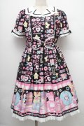 Angelic Pretty / Toy's Donut Dinerワンピース  クロ S-25-12-20-015-AP-OP-SZ-ZS