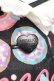 画像7: Angelic Pretty / Toy's Donut Dinerワンピース  クロ S-25-12-20-015-AP-OP-SZ-ZS (7)