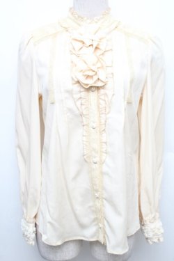 画像1: axes femme / バラフリルブラウス  キナリ S-25-12-21-037-AX-BL-HR-ZS