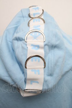 画像3: REFLEM / Dリングロゴテープ半袖ZIPパーカー  サックス S-25-12-21-046-PU-TO-HR-ZS