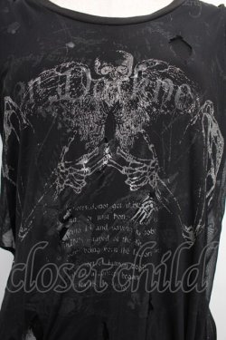 画像3: h.ANARCHY / メッシュ重ねタンク  黒 S-25-12-21-053-HN-TO-HR-ZS