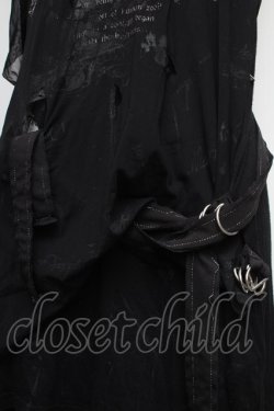 画像4: h.ANARCHY / メッシュ重ねタンク  黒 S-25-12-21-053-HN-TO-HR-ZS