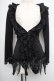 画像1: h.naoto Blood / フリルレースボレロ  黒 S-25-12-21-055-HN-TO-HR-ZS (1)