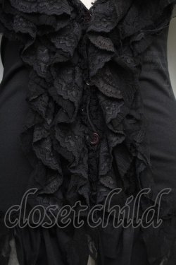 画像3: h.naoto Blood / フリルレースボレロ  黒 S-25-12-21-055-HN-TO-HR-ZS