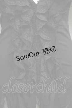 画像3: h.naoto Blood / フリルレースボレロ  黒 S-25-12-21-055-HN-TO-HR-ZS