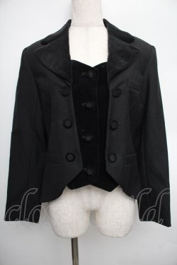 画像1: Jane Marple / ナポレオンデザインジャケット  グレー S-25-12-21-063-JM-JA-AS-ZS