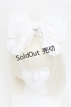 画像2: BABY,THE STARS SHINE BRIGHT / Romantic Dream Roseカチューシャ  白 S-25-12-21-009-BA-AC-AS-ZS