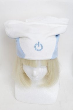 画像2: anonenone / 猫耳帽子  白ｘサックス S-25-12-21-010-PU-TO-HR-ZS