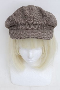 画像2: an another angelus / チェックキャスケット  ブラウン S-25-12-21-011-CA-AC-AS-ZS