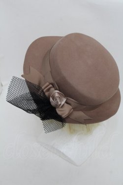 画像3: axes femme / チュールカンカン帽  キャメル S-25-12-21-012-AX-AC-HR-ZS